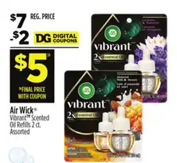 Dollar General Air Wick Vibrant Scented Oil Refi lls offer
