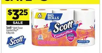 Dollar General Scott Bath Tissue Comfort Plus offer