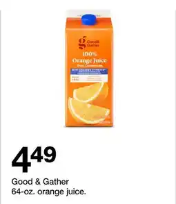 Target Good & Gather 64 - oz. orange juice offer