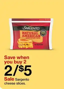 Target Sargento Cheese Slices offer
