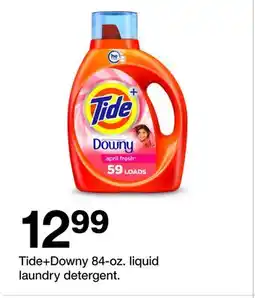 Target Tide + Downy 84-oz. liquid laundry detergent offer