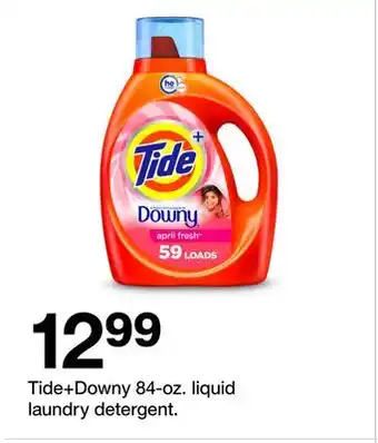 Target Tide + Downy 84-oz. liquid laundry detergent offer