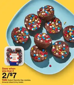 Target Select Favorite Day cookies, brownie bites & tiny treats offer