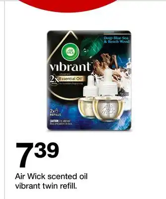 Target Air Wick scented oil vibrant twin refill offer