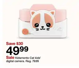 Target Kidamento Cat kids' digital camera offer