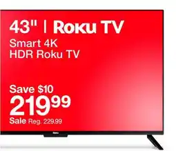 Target Roku 43 Smart 4K HDR TV offer