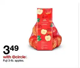 Target Fuji 3-lb. apples offer
