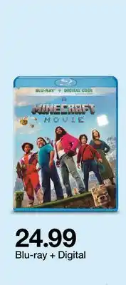 Target MINECRAFT MOVIE - Blu-ray + Digital offer