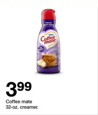 Target Coffee mate 32-oz. creamer offer