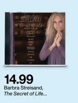 Target Barbra Streisand, The Secret of Life offer