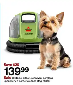 Target BISSELL Little Green Mini cordless upholstery & carpet cleaner offer