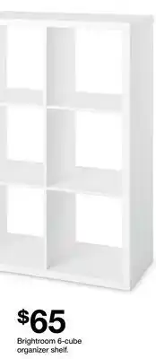 Target Brightroom 6-cube organizer shelf offer