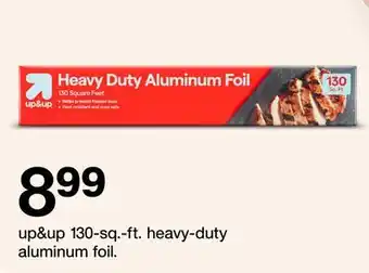Target up&up 130-sq.-ft. heavy-duty aluminum foil offer