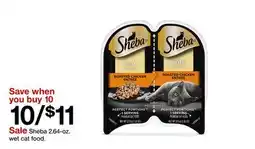Target Sheba 2.64-oz. wet cat food offer