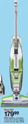 Target BISSELL CrossWave multisurface wet/dry bagless corded vacuum offer