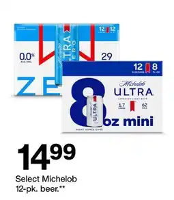 Target Select Michelob 12-pk beer offer
