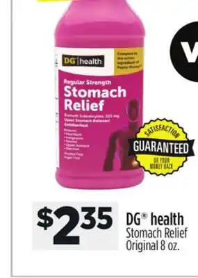 Dollar General DG health Stomach Relief Original offer
