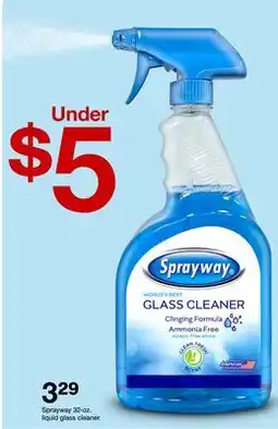 Target Sprayway 32-oz. liquid glass cleaner offer