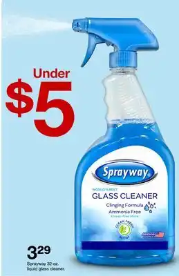 Target Sprayway 32-oz. liquid glass cleaner offer