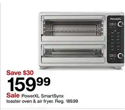 Target PowerXL SmartSynx toaster oven & air fryer offer