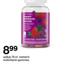 Target up & up 70-ct. women's multivitamin gummies offer