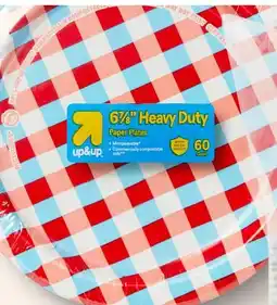 Target up & up 60-ct. heavy-duty disposable plates offer