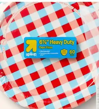 Target up & up 60-ct. heavy-duty disposable plates offer