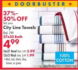 Boscov's City Line Towels offer