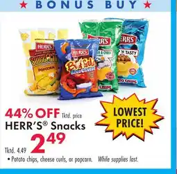 Boscov's HERR'S Snacks offer