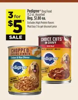 Dollar General Pedigree Dog Food offer