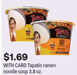 CVS Tapatío ramen noodle soup 3.8 oz offer