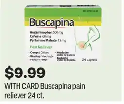 CVS Buscapina pain reliever 24 ct offer