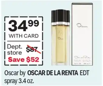 CVS Oscar by OSCAR DE LA RENTA EDT spray 3.4 oz offer