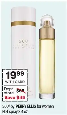 CVS 360º by PERRY ELLIS for women EDT spray 3.4 oz offer