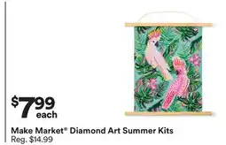 Michaels Make Market Diamond Art Summer Kits offer