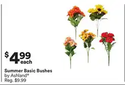 Michaels Summer Basic Bushes by Ashland offer