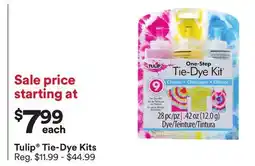 Michaels Tulip Tie-Dye Kits offer