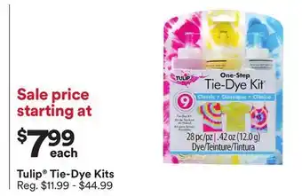 Michaels Tulip Tie-Dye Kits offer