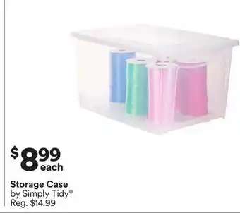 Michaels Storage Case by Simply Tidy offer