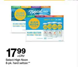 Target Select High Noon 8-pk. hard seltzer offer