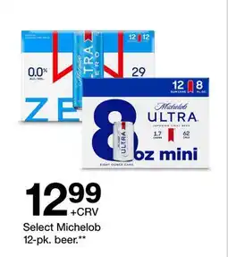 Target Michelob 12-pk. beer offer
