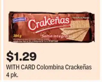CVS Colombina Crackeñas 4 pk offer