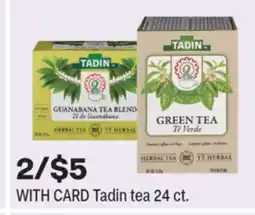 CVS Tadin tea 24 ct offer