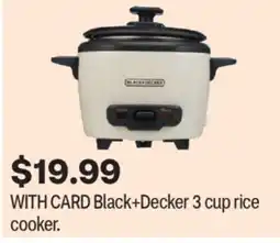 CVS Black + Decker 3 cup rice cooker offer