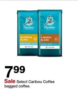 Target Caribou Coffee bagged coffee offer