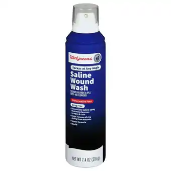 Walgreens Saline Wound Wash offer