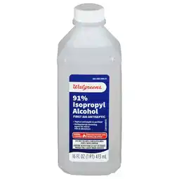 Walgreens 91% Isopropyl Alcohol offer