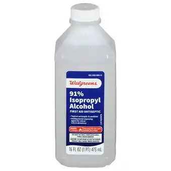 Walgreens 91% Isopropyl Alcohol offer