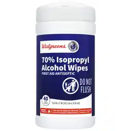 Walgreens 70% Isopropyl Alcohol Wipes offer