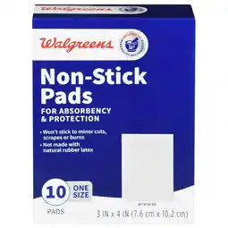 Walgreens Non-Stick Pads 3 in x 4 in offer
